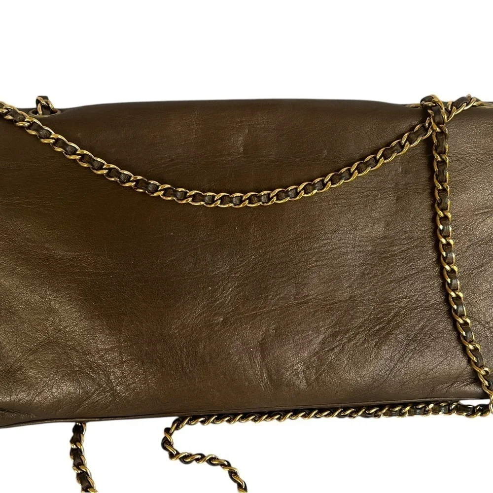 Bronze Chanel lambskin Chocolate Bar